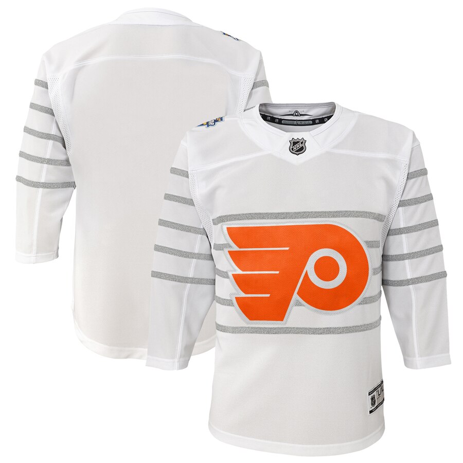 Youth Philadelphia Flyers White 2020 NHL All-Star Game Premier Jersey->youth nhl jersey->Youth Jersey